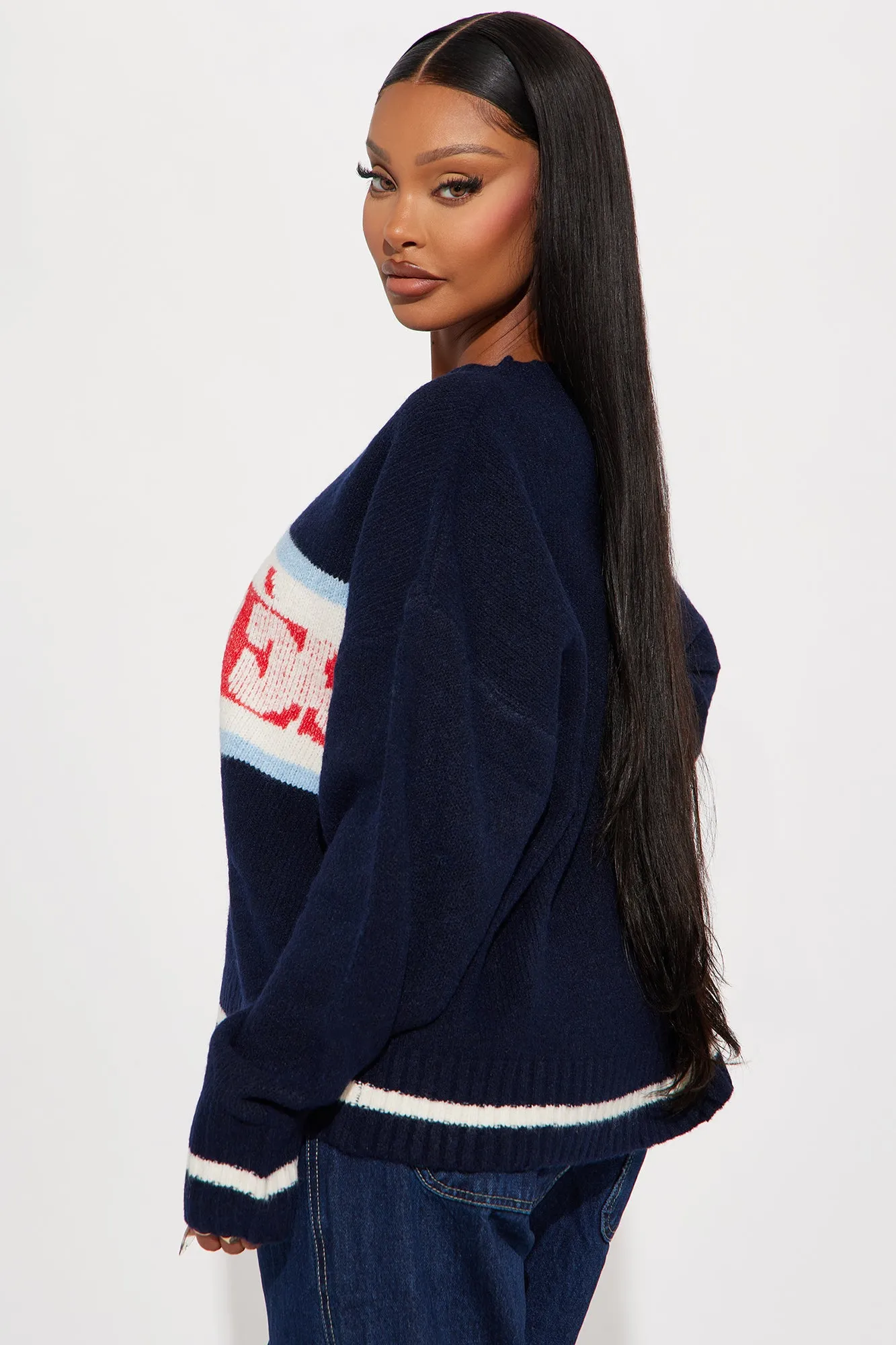 Apres Always Sweater - Navy/combo