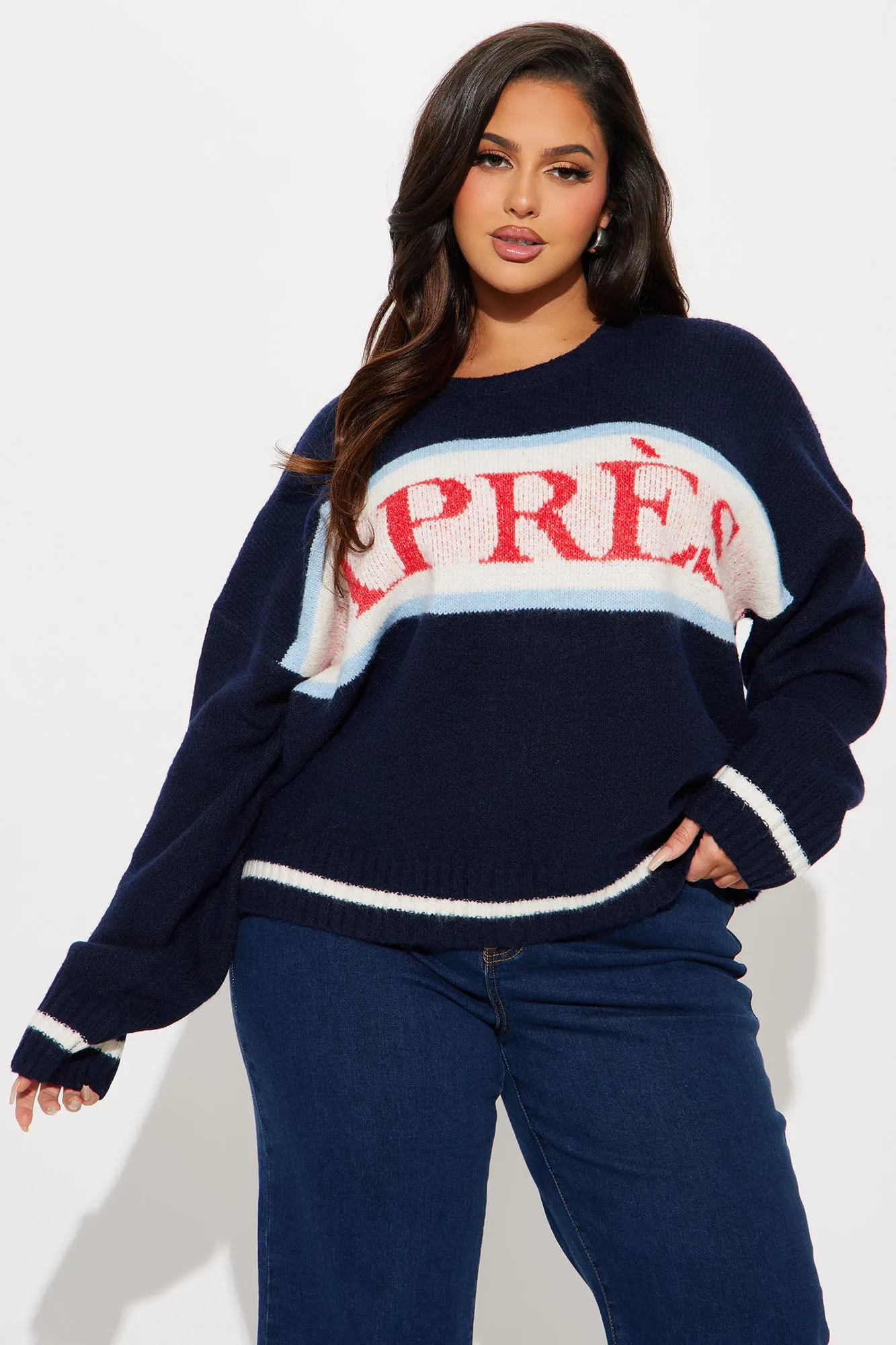 Apres Always Sweater - Navy/combo