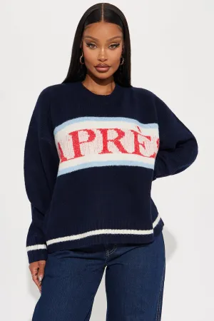 Apres Always Sweater - Navy/combo