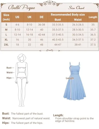 Belle Poque Vintage Dress for Women Midi Swing Dress Fit and Flare Dress 2024 Summer Dress Purple Floral L