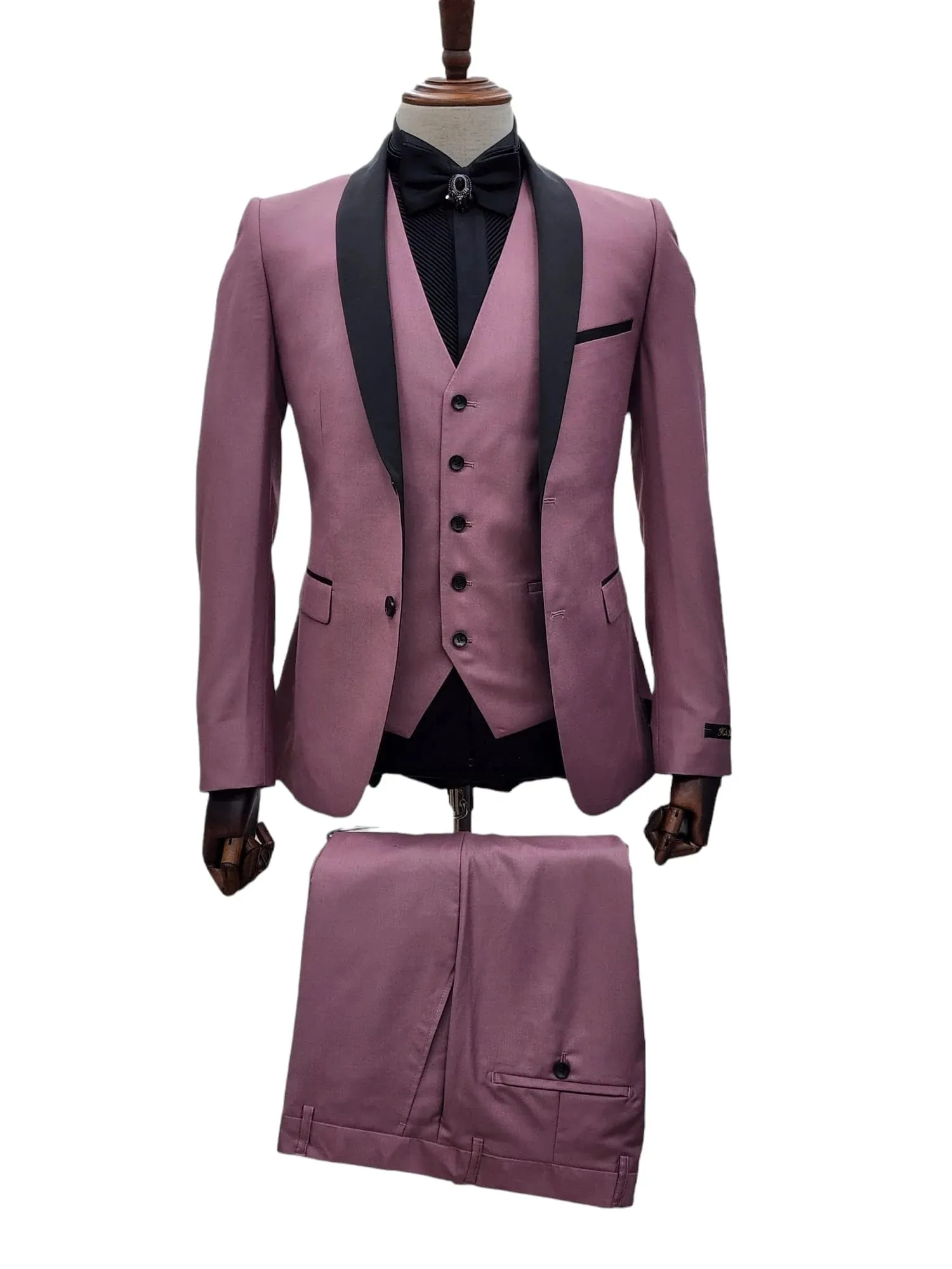 Blush Tuxedo Jacket - Gentleman's Romance