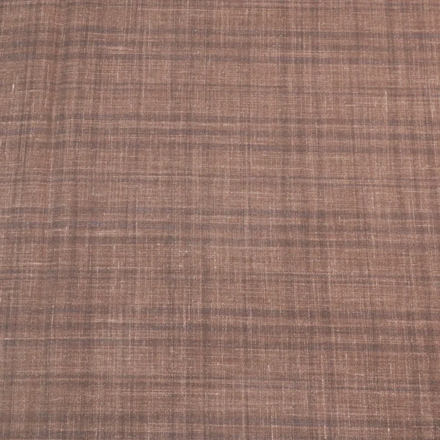 Brown Small Windowpane Superfine Australian Wool Ermenegildo Zegna Cloth Suiting Fabric