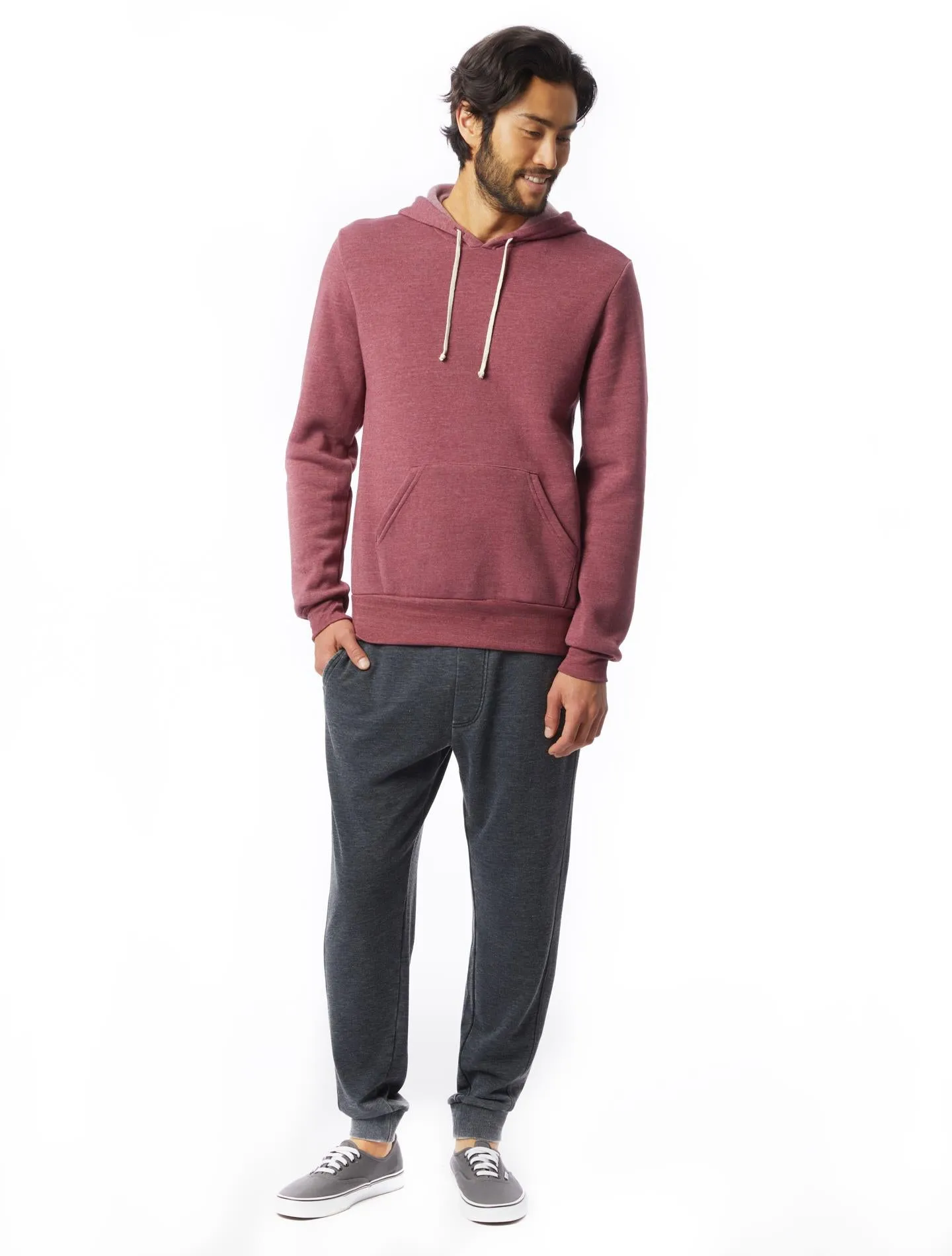 Challenger Eco-Fleece Pullover Hoodie (True Currant)