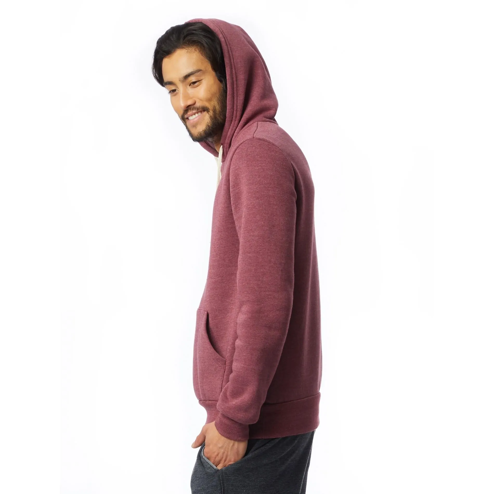 Challenger Eco-Fleece Pullover Hoodie (True Currant)