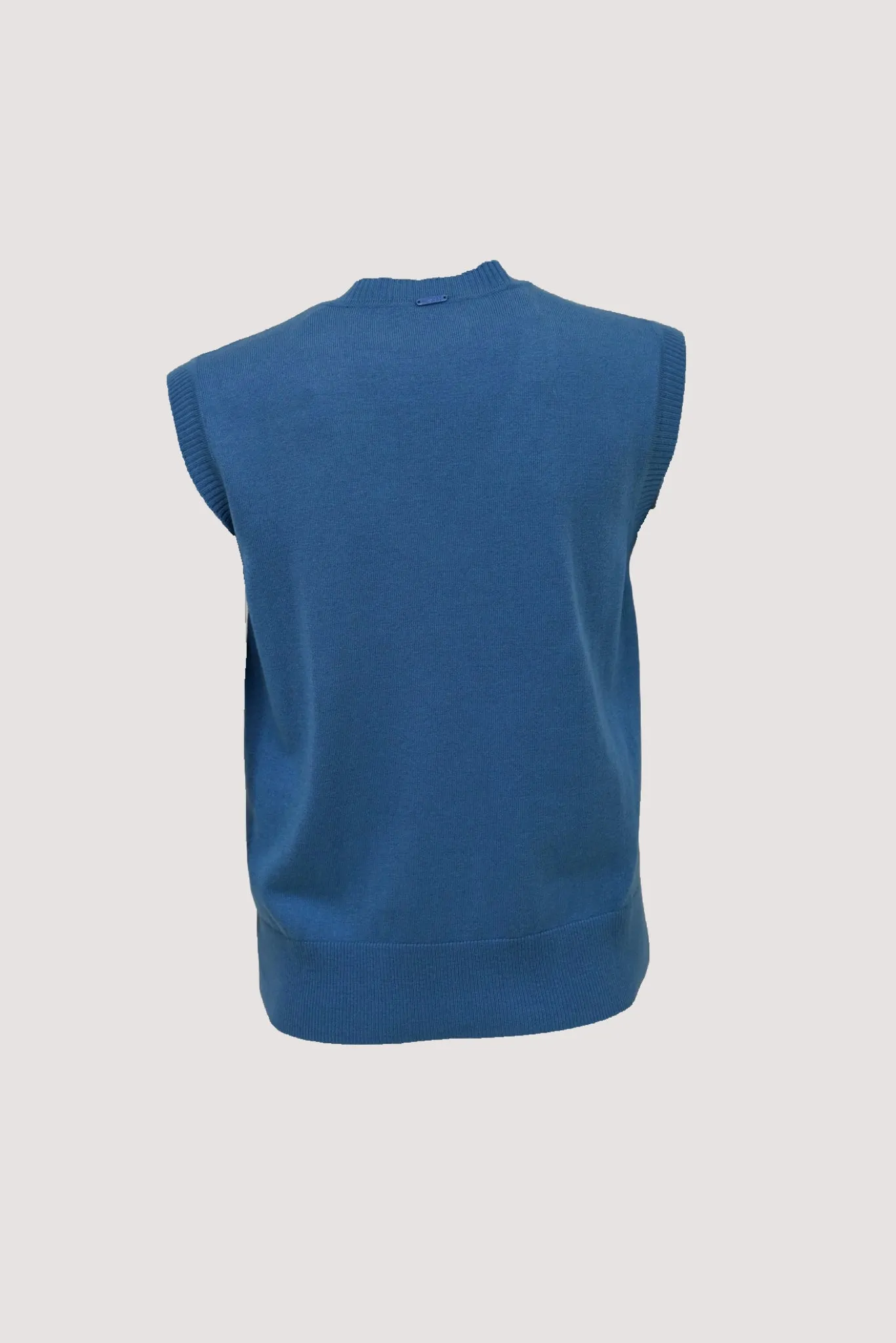 Chambray Sleeveless Pullover