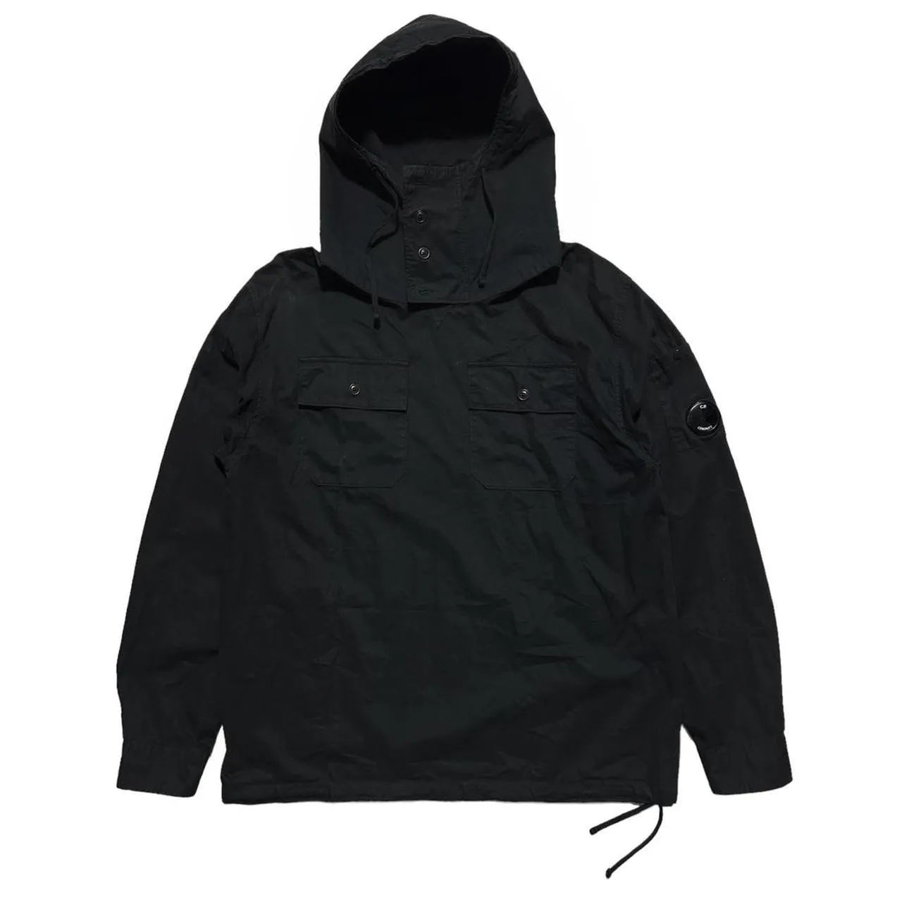 CP Company Black Garbadine Smock Jacket