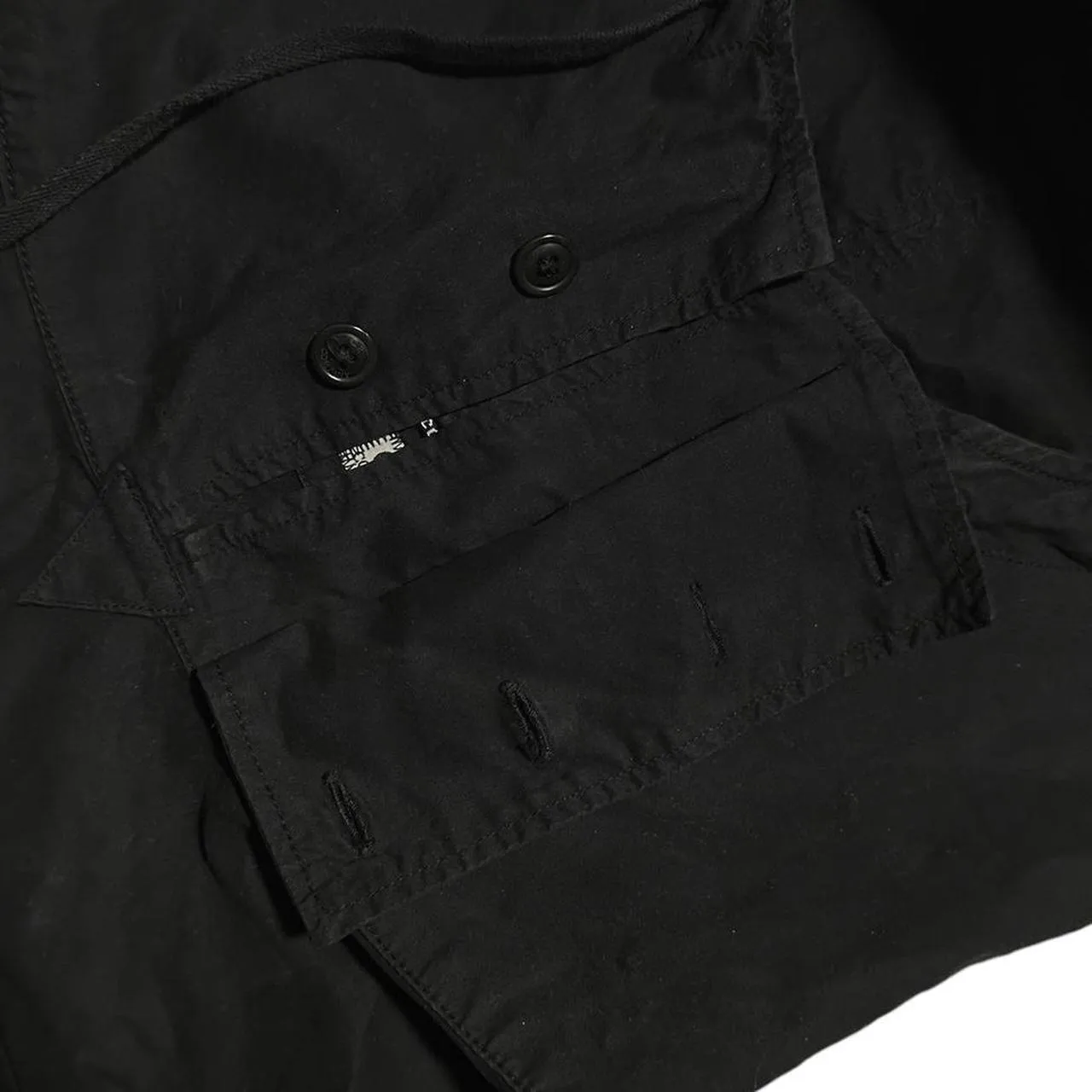 CP Company Black Garbadine Smock Jacket