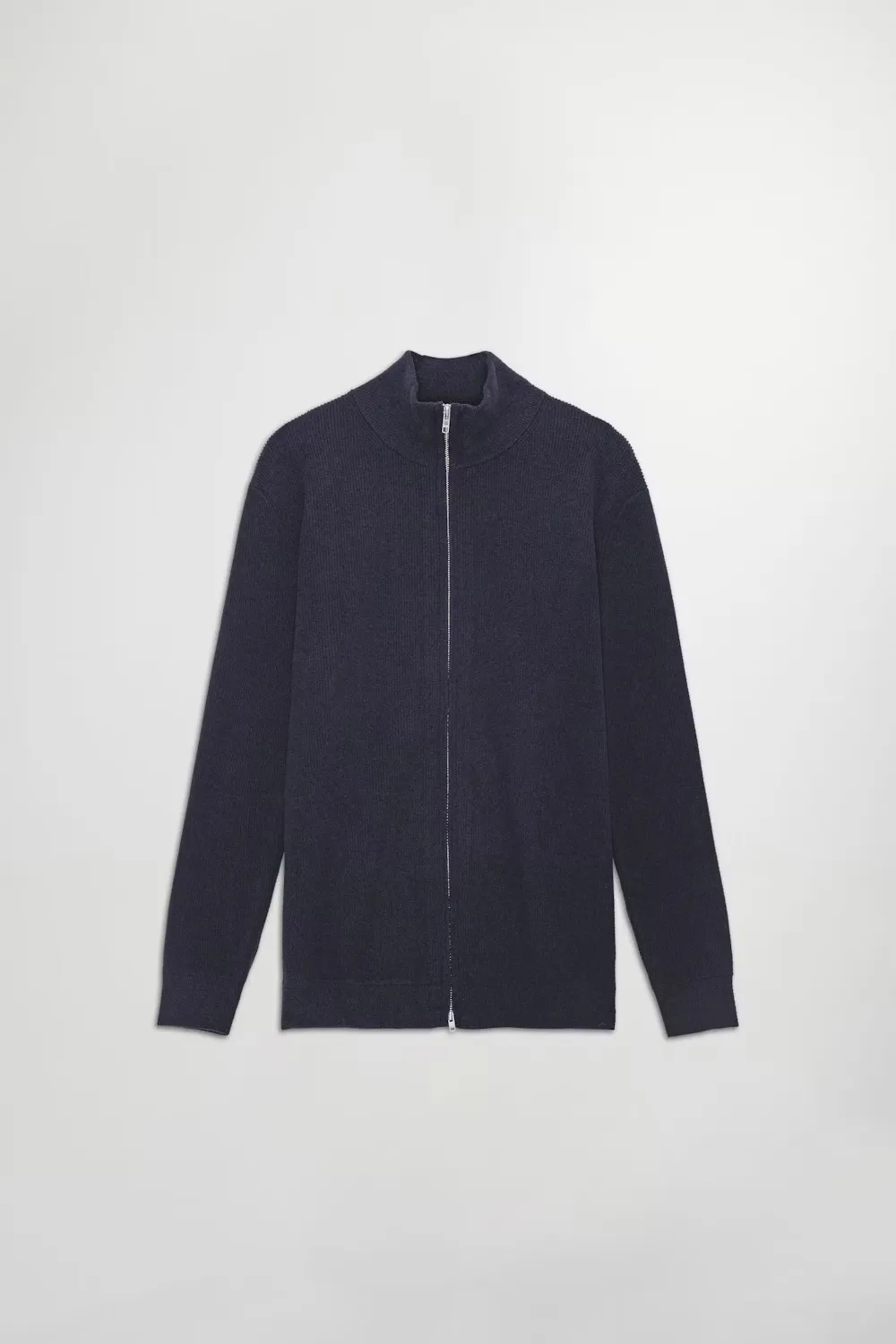 Danny Full Zip Sweater - Navy Blue
