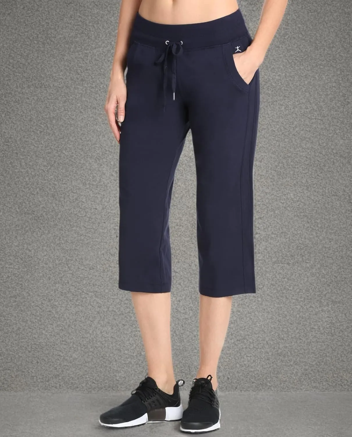 Danskin Women's Drawcord Crop Pant
