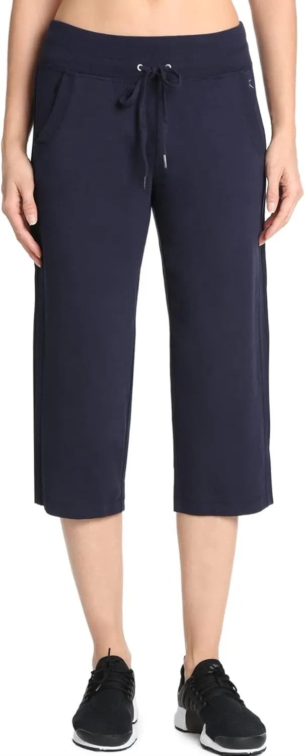 Danskin Women's Drawcord Crop Pant