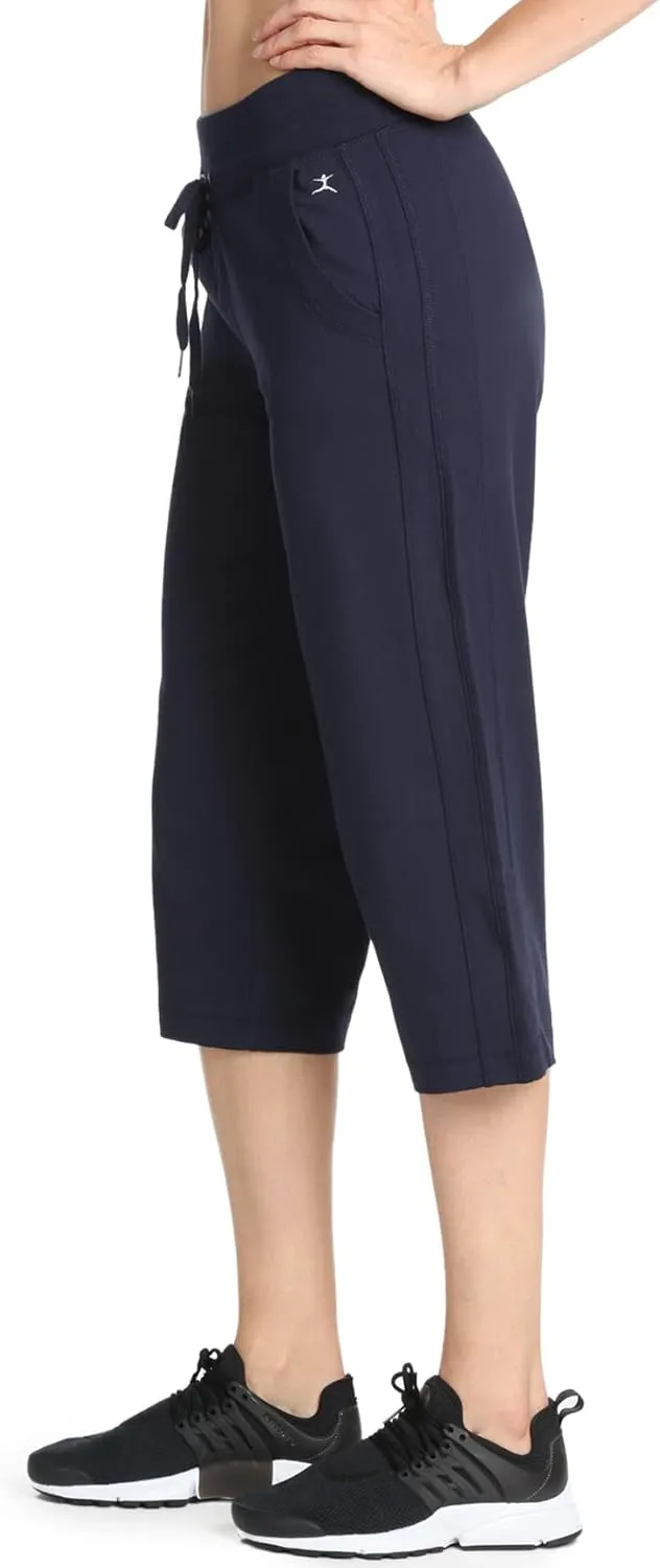 Danskin Women's Drawcord Crop Pant
