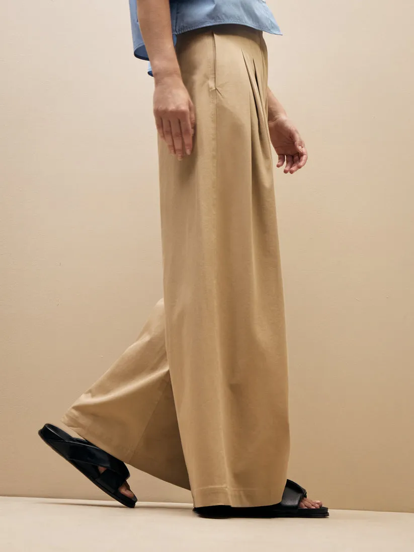 Drew Pant in Camel