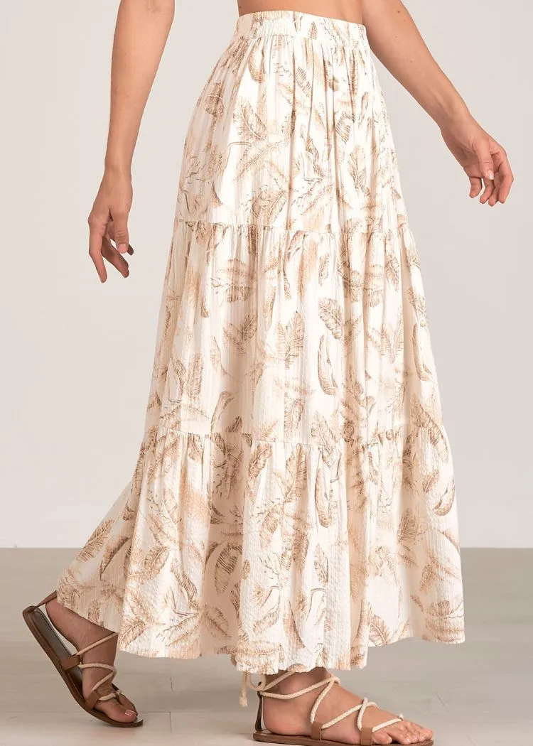 Elan Lina Maxi Skirt - Beige Lima ***FINAL SALE***