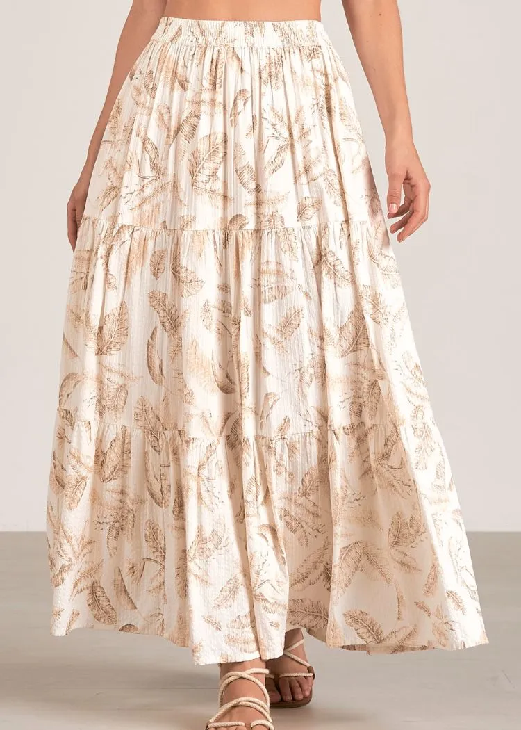 Elan Lina Maxi Skirt - Beige Lima ***FINAL SALE***
