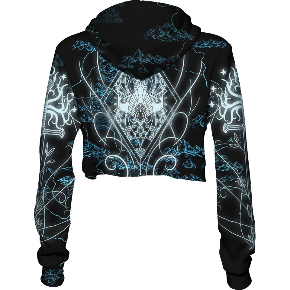Elven Crop Hoodie - Fantasy Edition