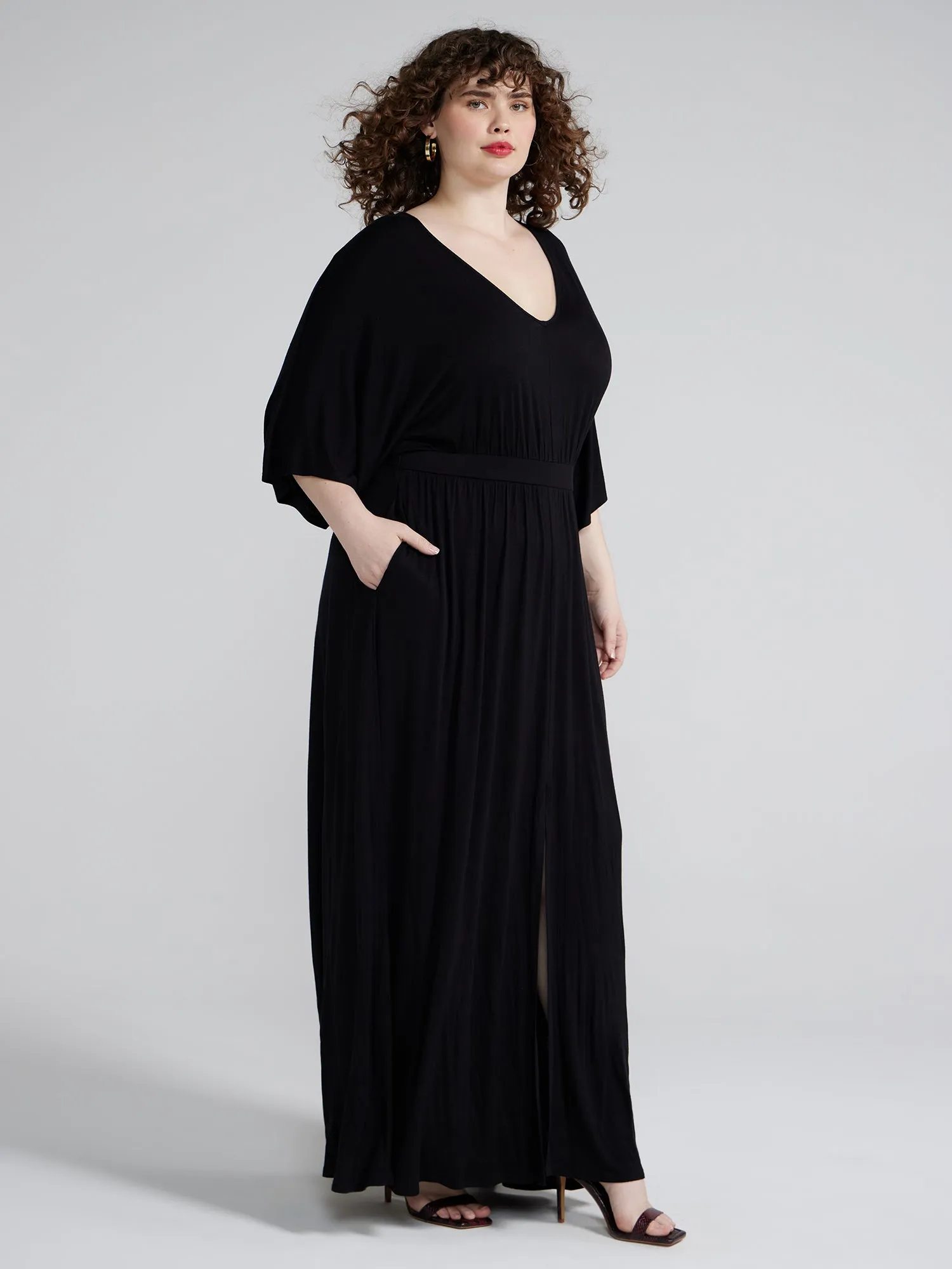 Fashion To Figure - The Perfect Everyday V-Neck Maxi Dress