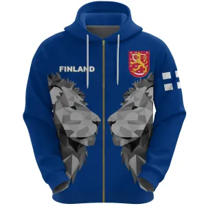 Finland Zip-Up Hoodie - Double Lion K2