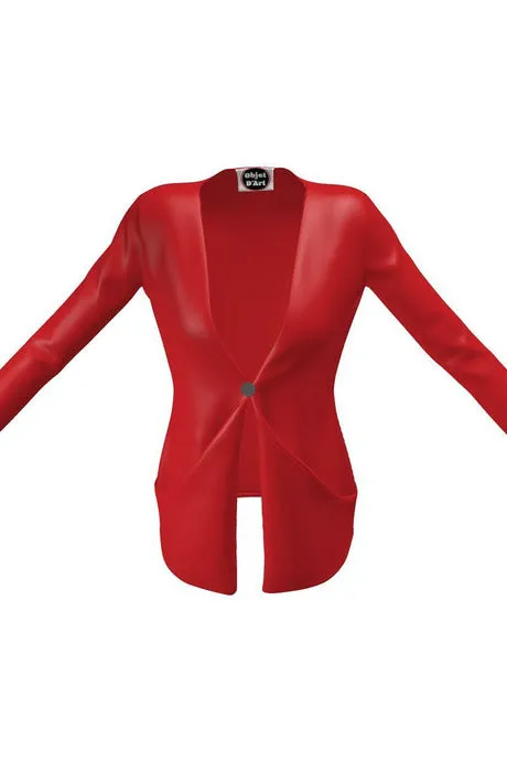 Flame Scarlett Ladies Cardigan with Pockets