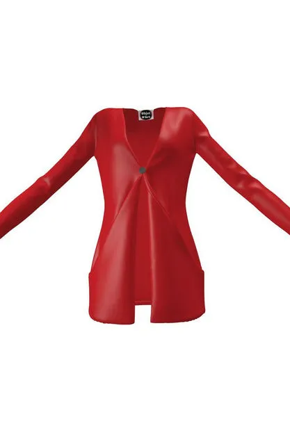 Flame Scarlett Ladies Cardigan with Pockets