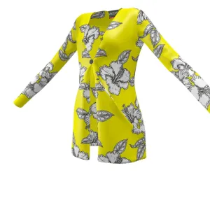 Floral Sunrise Ladies Cardigan with Pockets