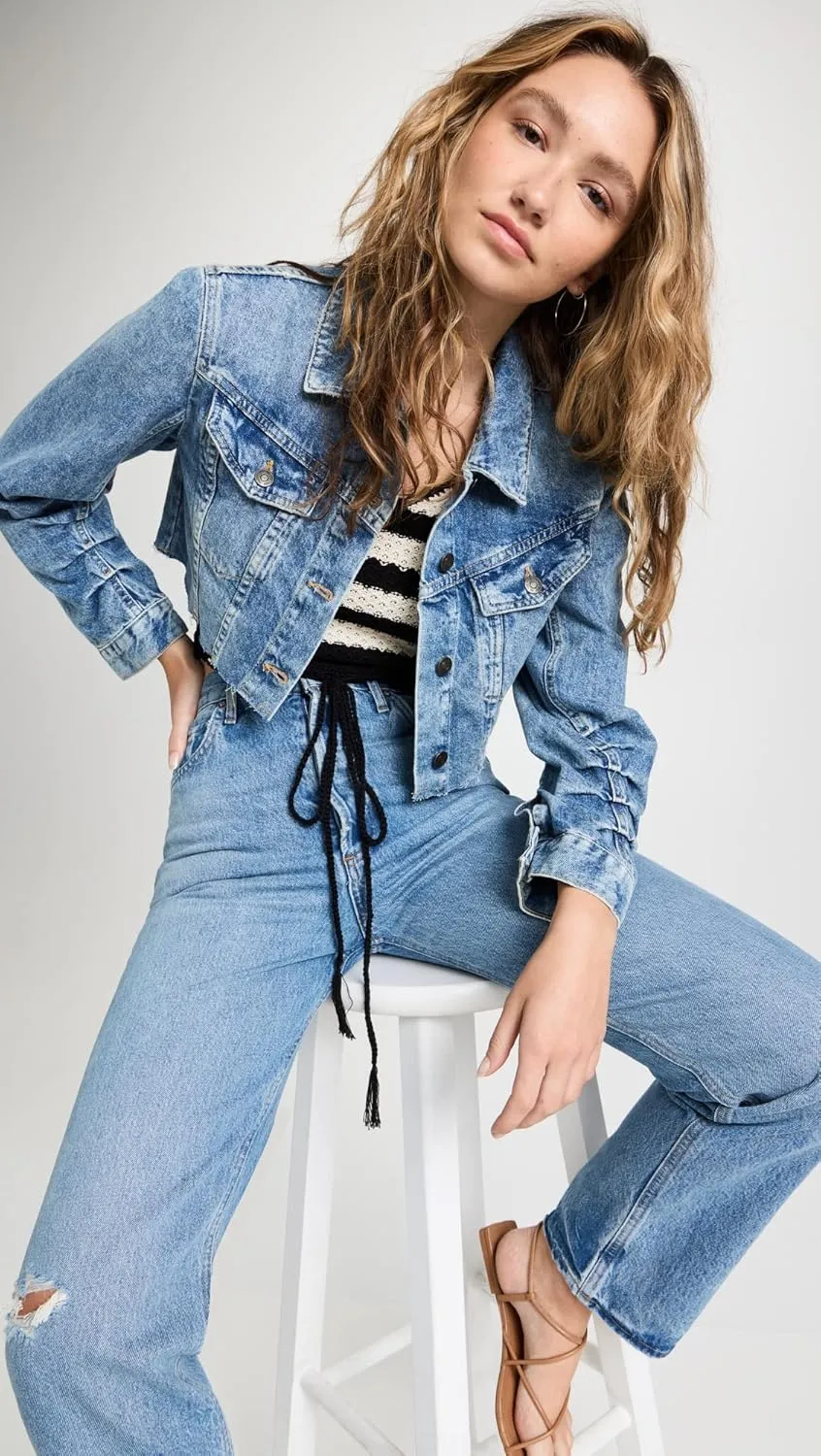 Free People Women's Ollie Femme Trucker Jacket