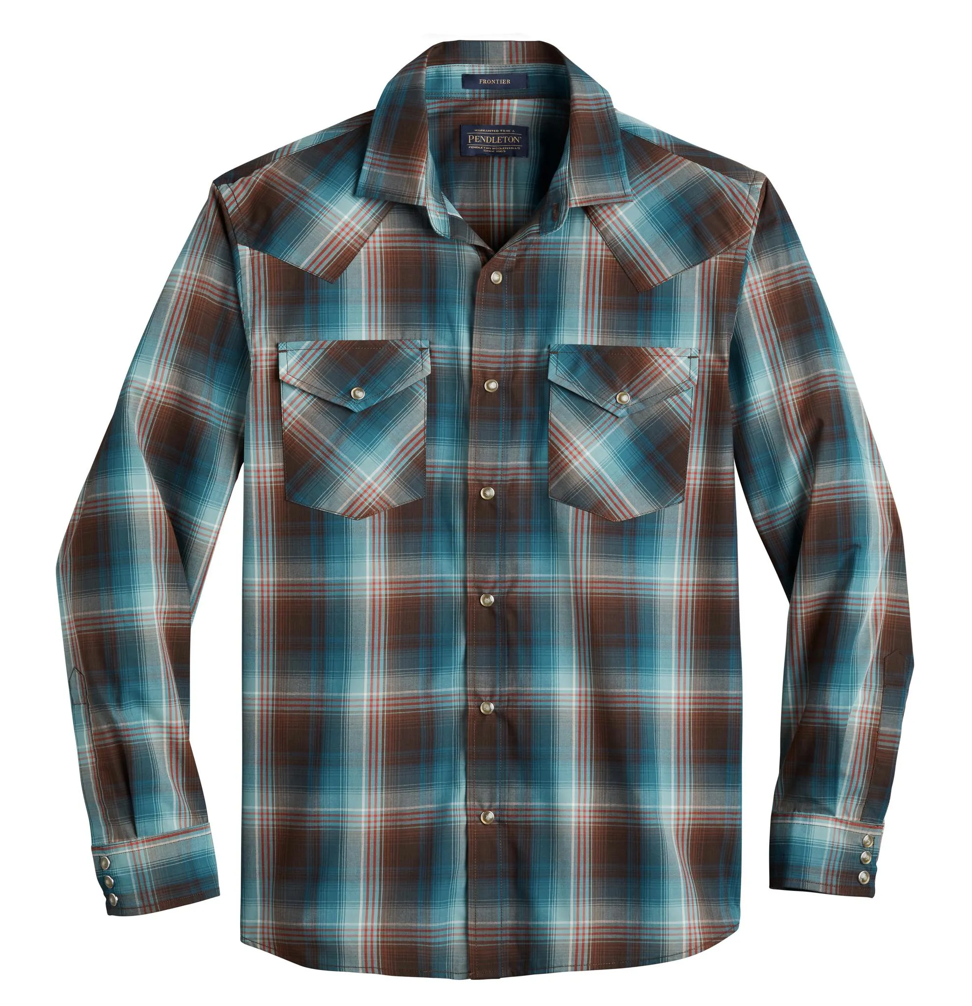 Frontier Shirt - Blue Brown Windowpane