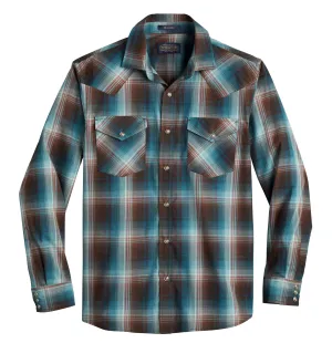 Frontier Shirt - Blue Brown Windowpane