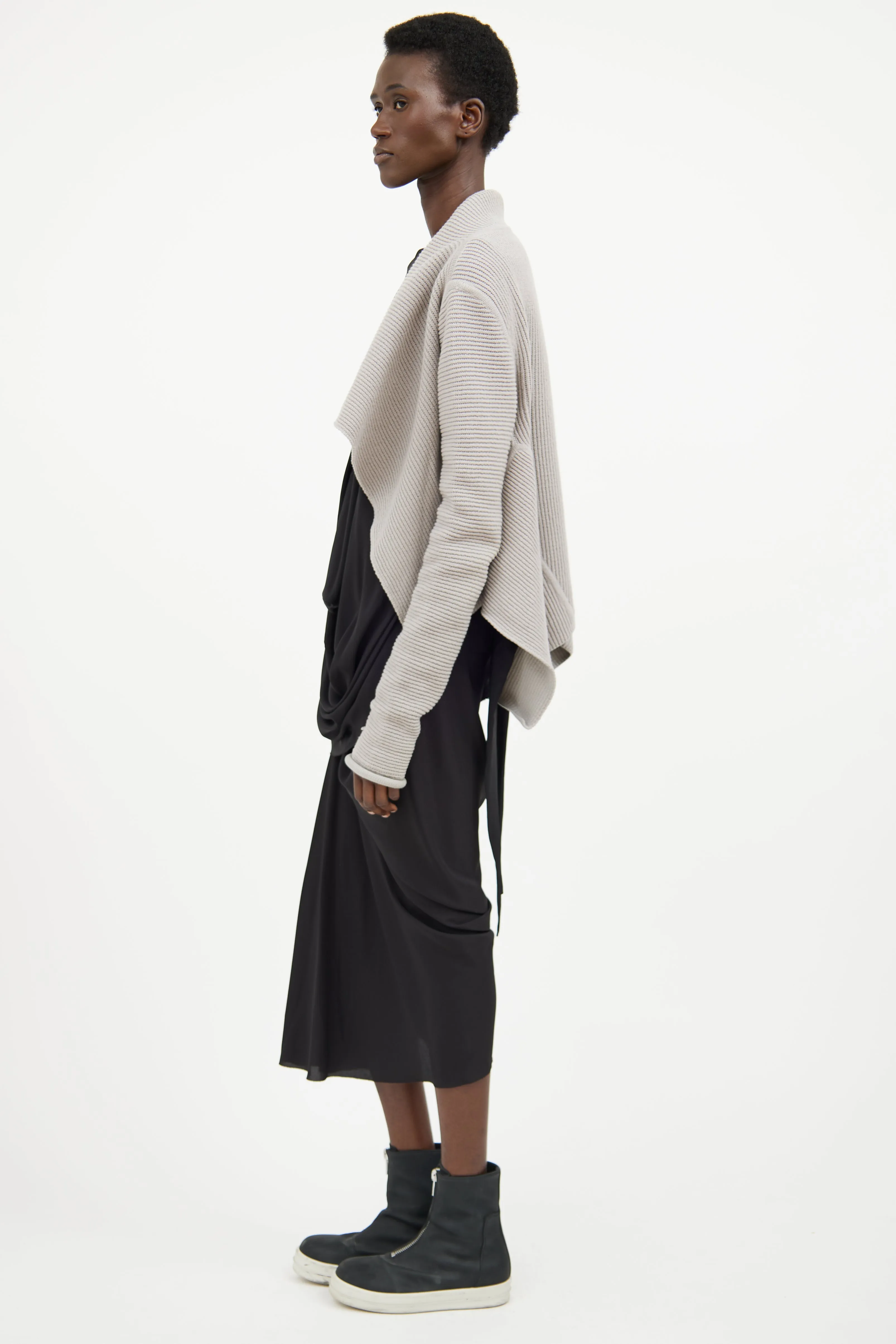 FW 2017 Grey Knit Cardigan