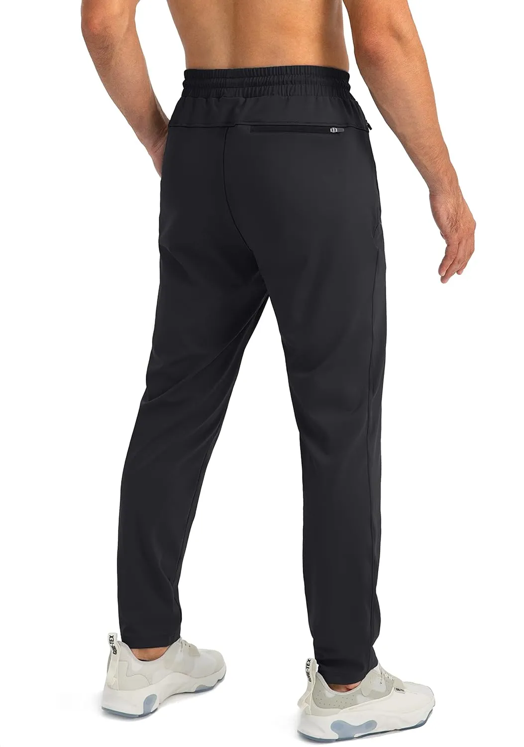 G Gradual Men's Sweatpants with Zipper Pockets Tapered Joggers for Men Athletic Pants for Workout, Jogging, Running