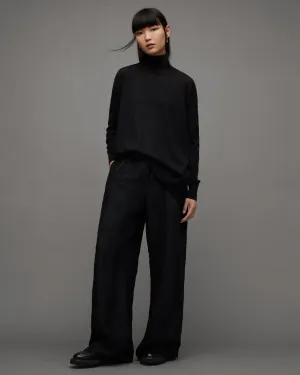 Gala Roll Neck Relaxed Merino Jumper
