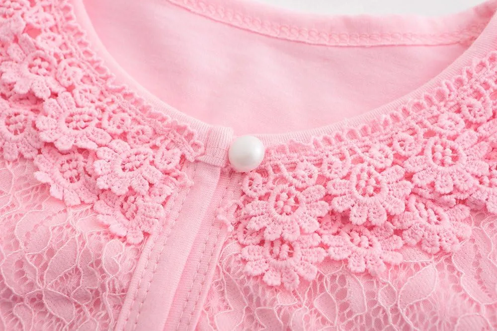 Girl Shrugs Knit Long/Short Sleeve Lace Bolero Cardigan Shrug