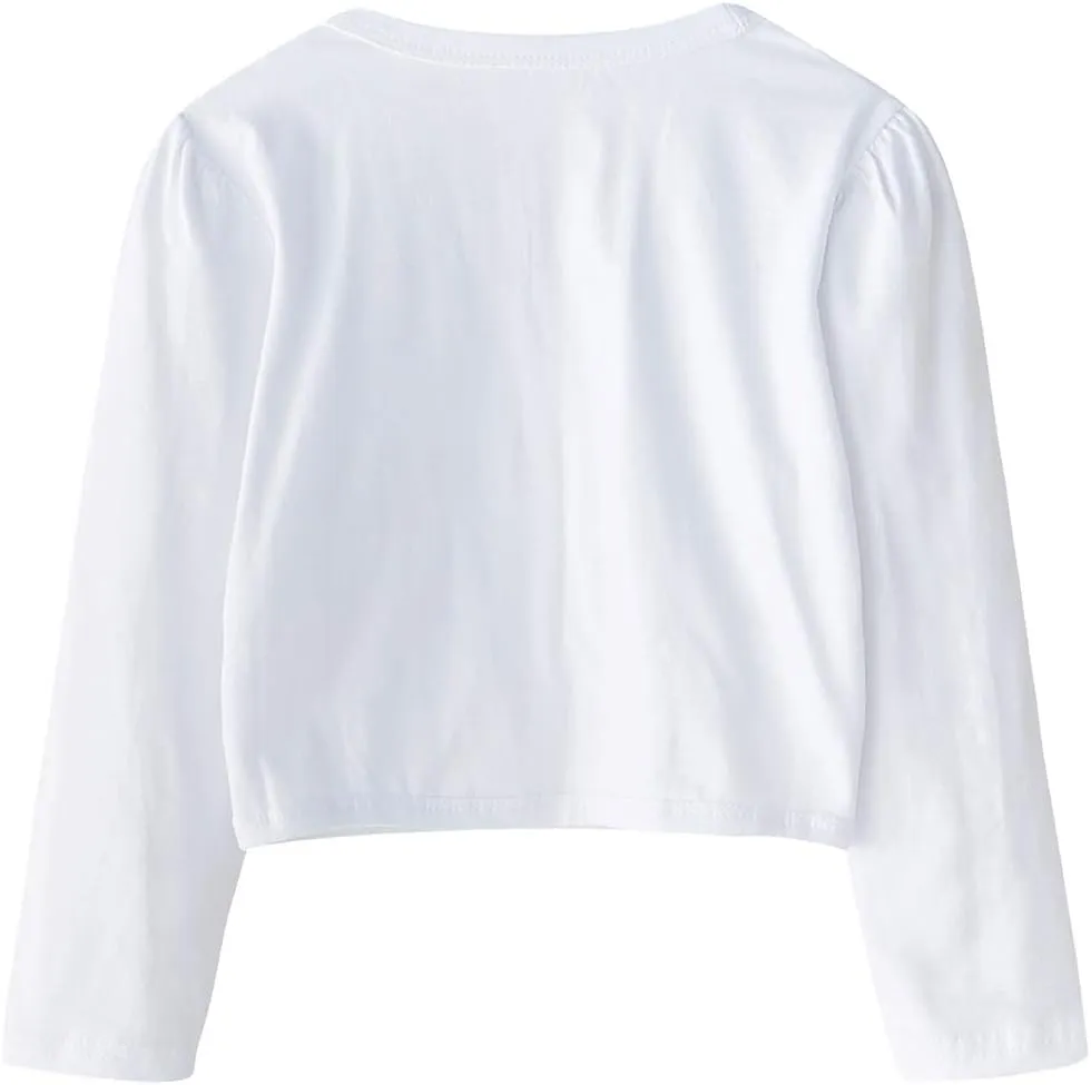 Girl Shrugs Knit Long/Short Sleeve Lace Bolero Cardigan Shrug