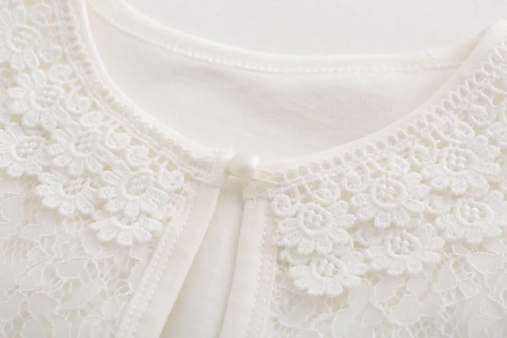 Girl Shrugs Knit Long/Short Sleeve Lace Bolero Cardigan Shrug