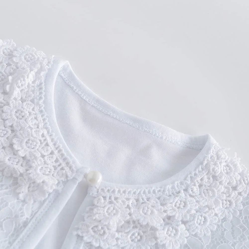 Girl Shrugs Knit Long/Short Sleeve Lace Bolero Cardigan Shrug