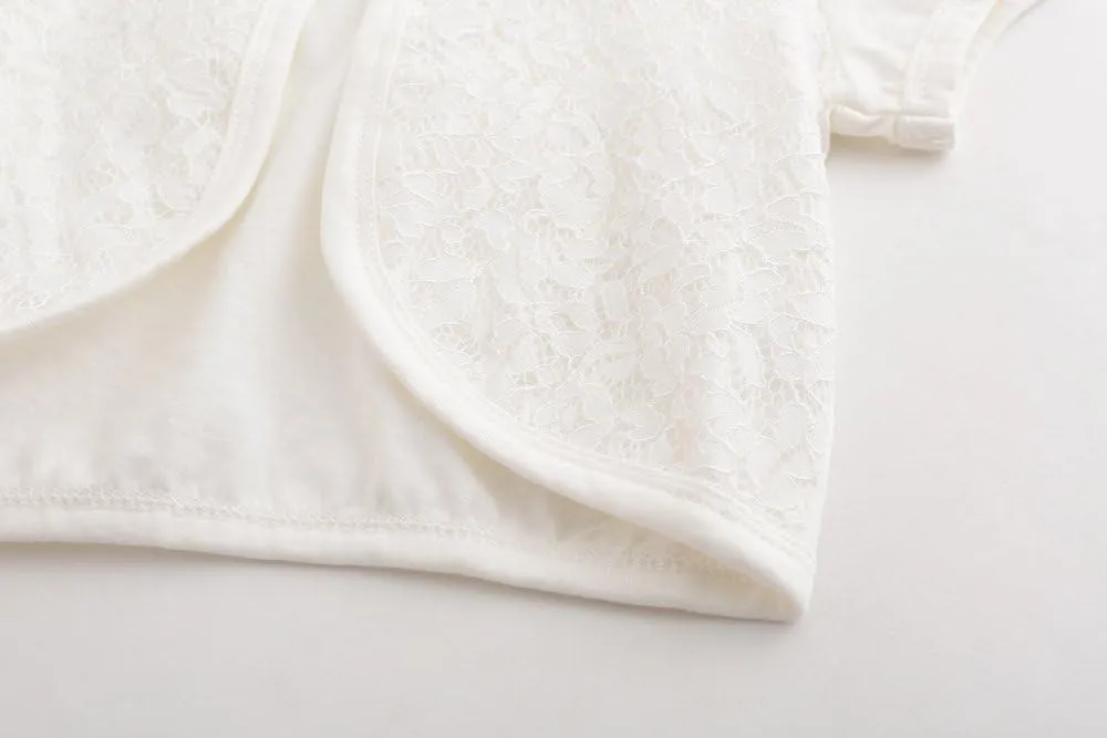 Girl Shrugs Knit Long/Short Sleeve Lace Bolero Cardigan Shrug
