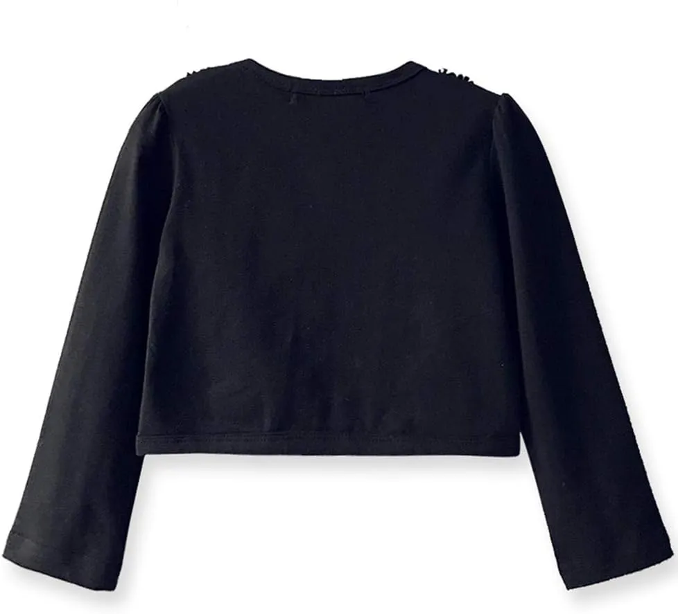 Girl Shrugs Knit Long/Short Sleeve Lace Bolero Cardigan Shrug