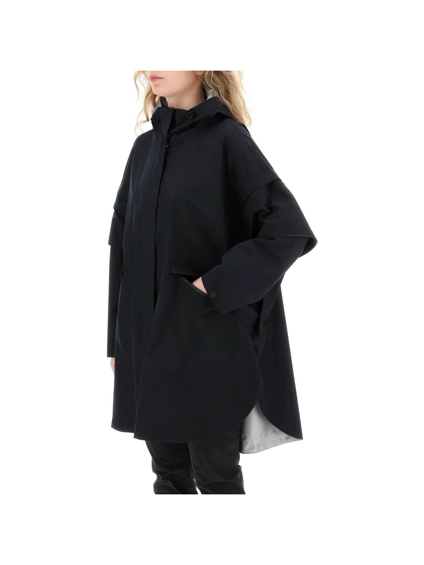 GORE-TEX Hooded Cape Coat
