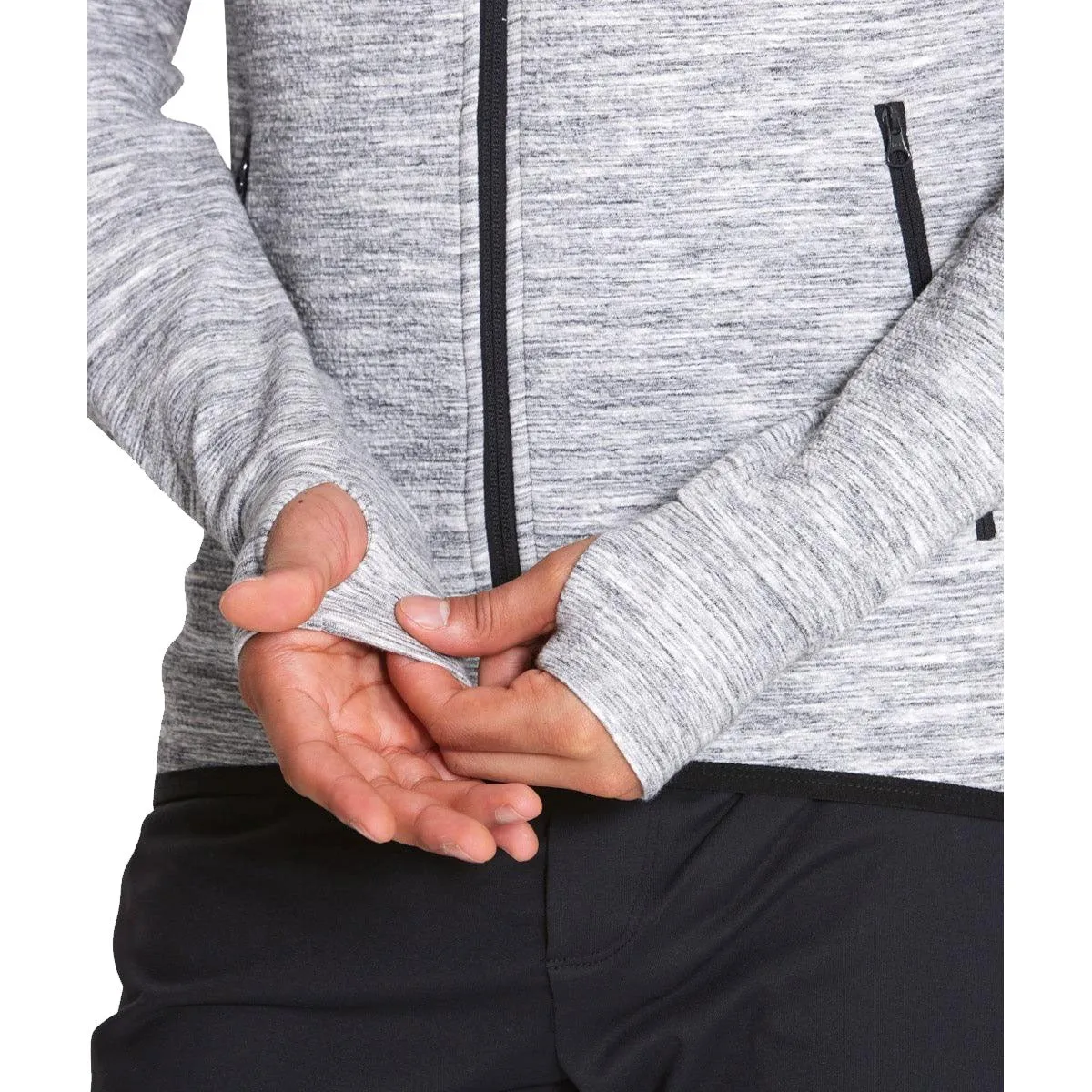 Gym Coffee Fleck Hoodie - Mens - Grey