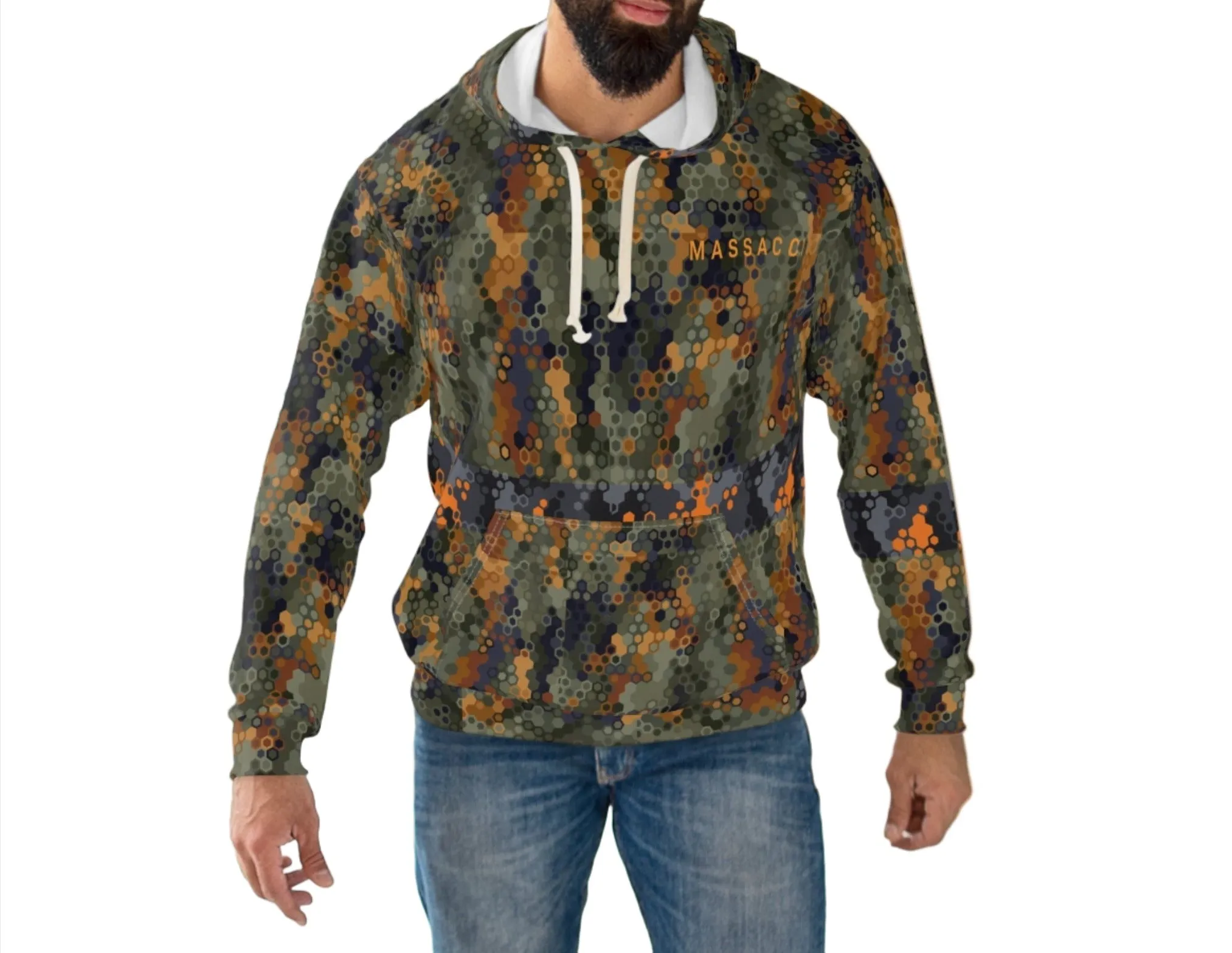 Hexagons, Premium Blend Hoodie