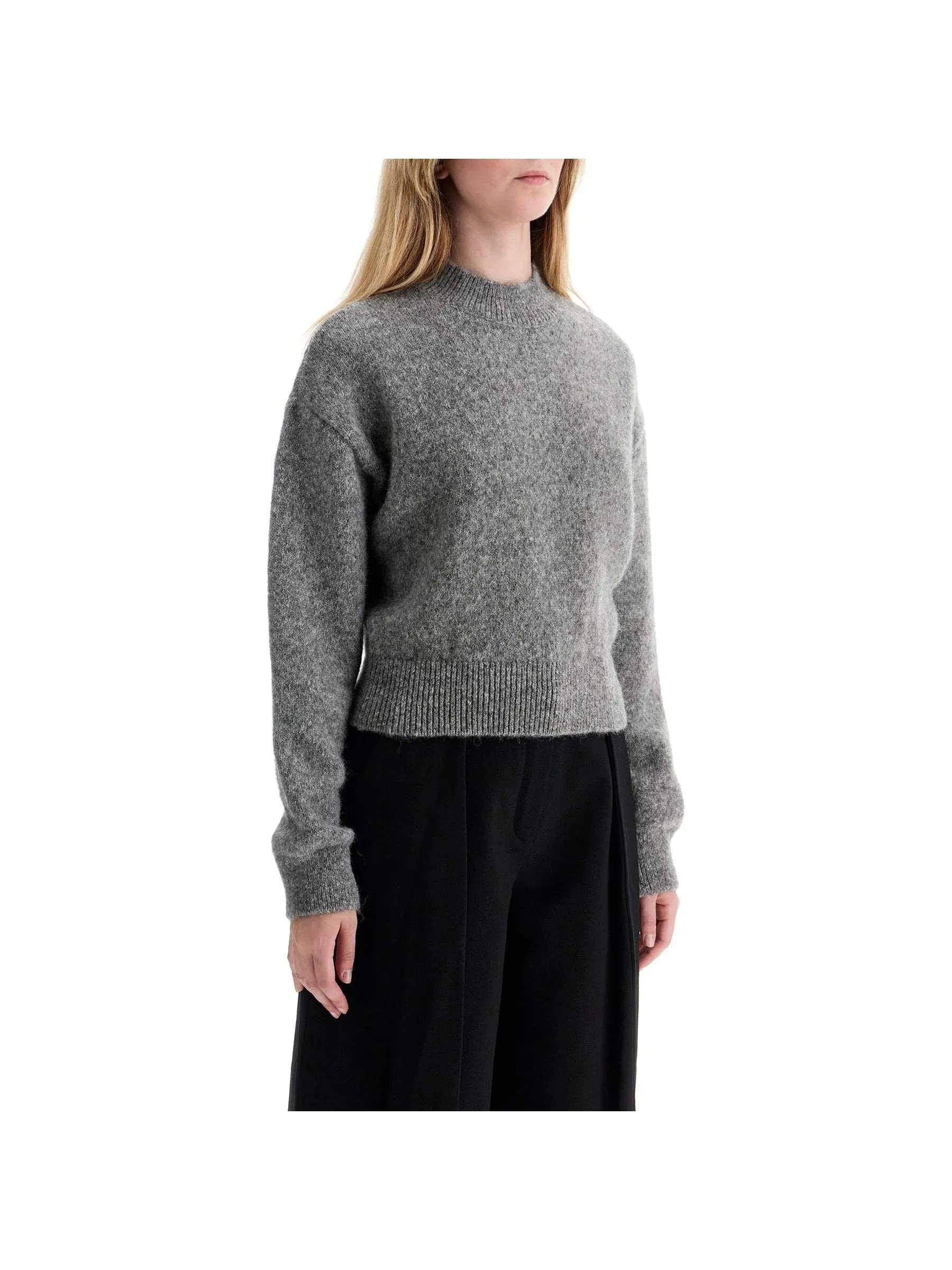 Jacquard Alpaca Knit Sweater