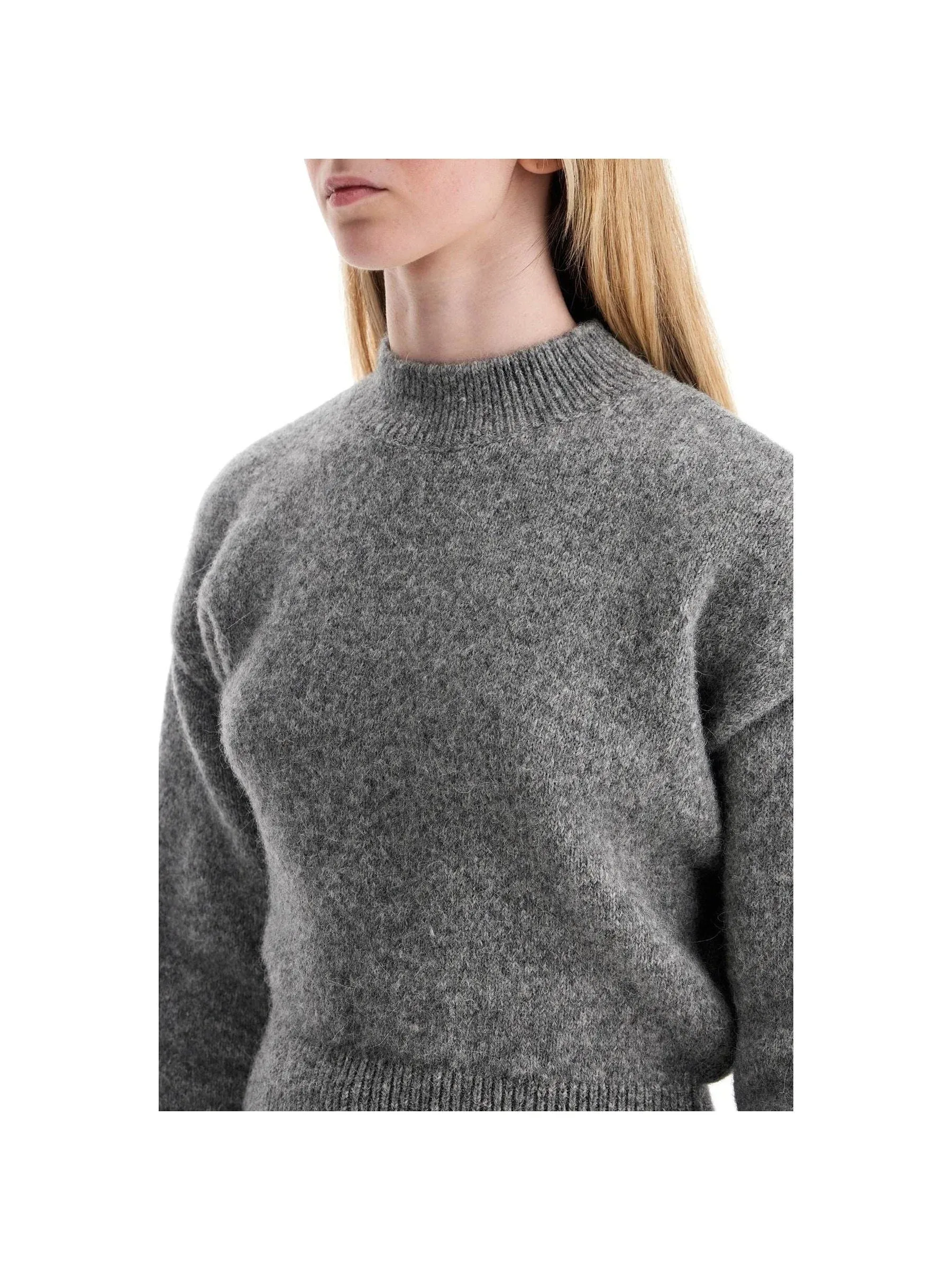 Jacquard Alpaca Knit Sweater