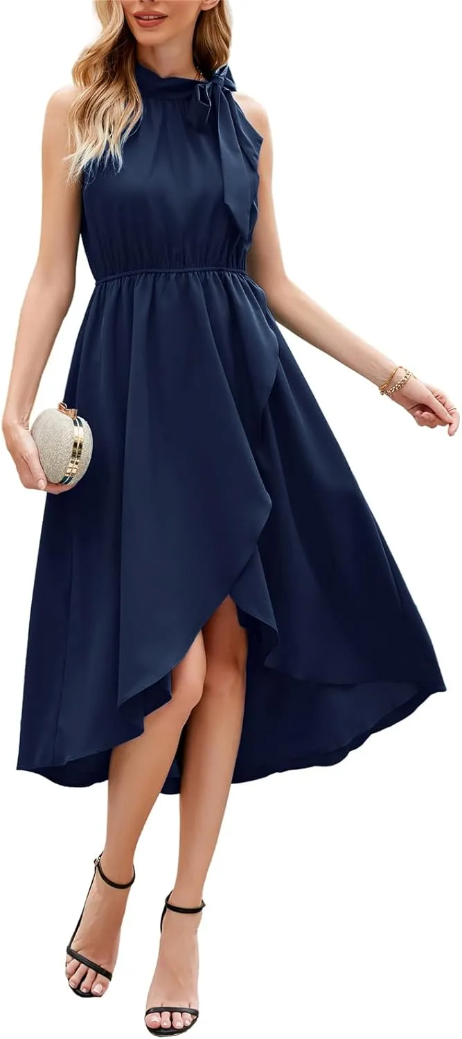 JASAMBAC Womens Sequin Dress Sleeveless Sparkly Glitter Cocktail Party Club Dress Tulip Hem Ruched Bodycon Dresses