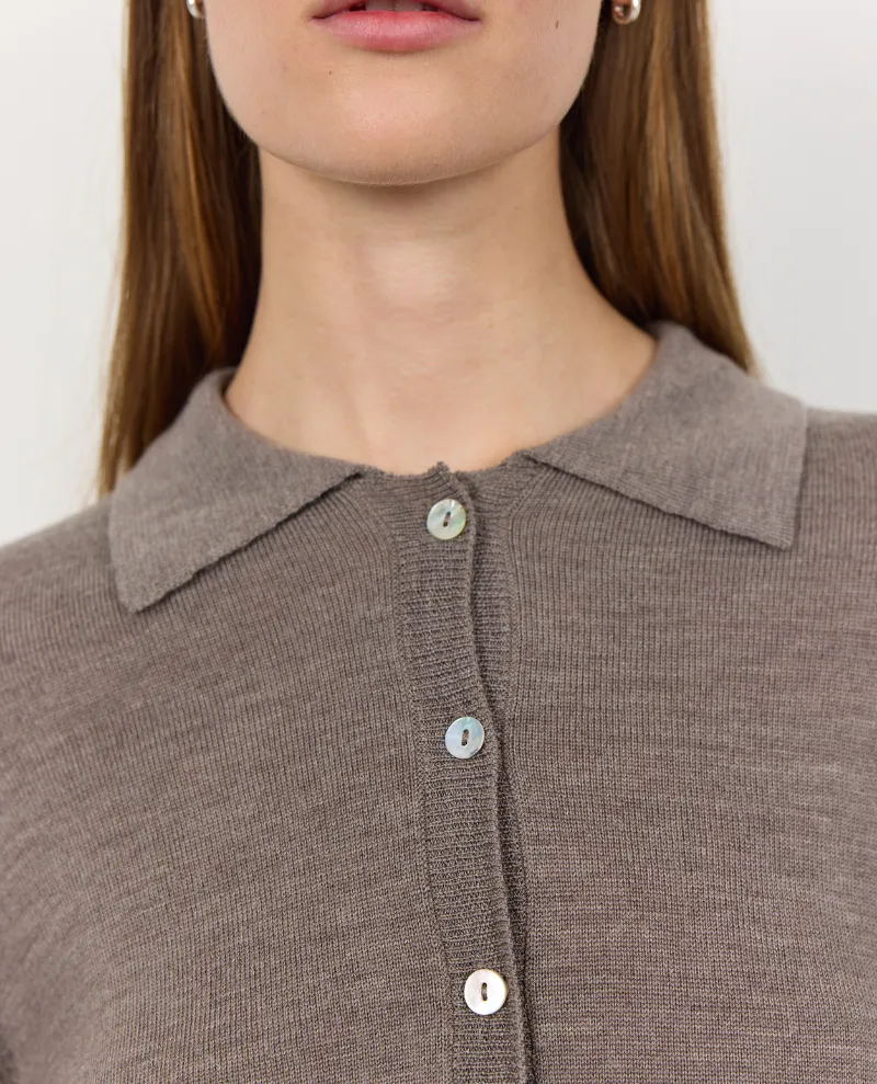 Levete Room Ismalia Brown Cardigan