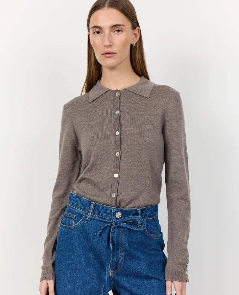 Levete Room Ismalia Brown Cardigan