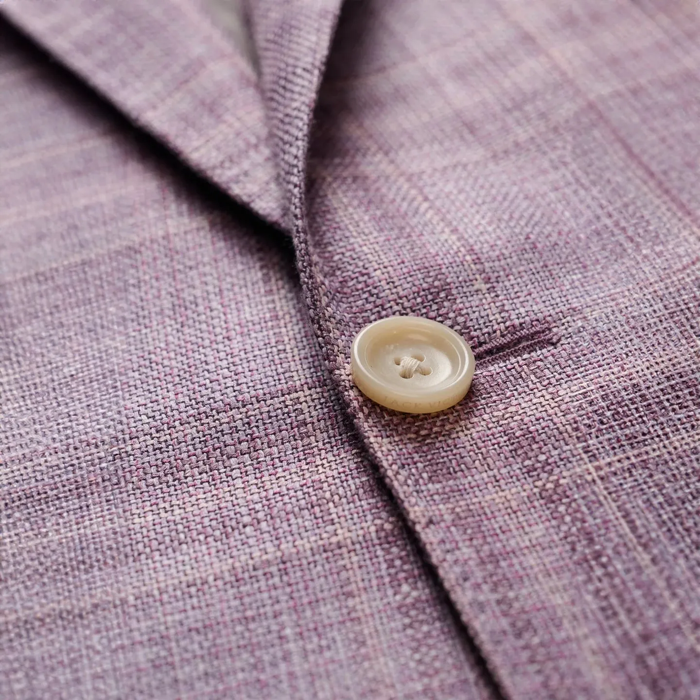 Lilac Check Loro Piana Wool/Silk/Linen Montana Contemporary Sport Jacket - Jack Victor