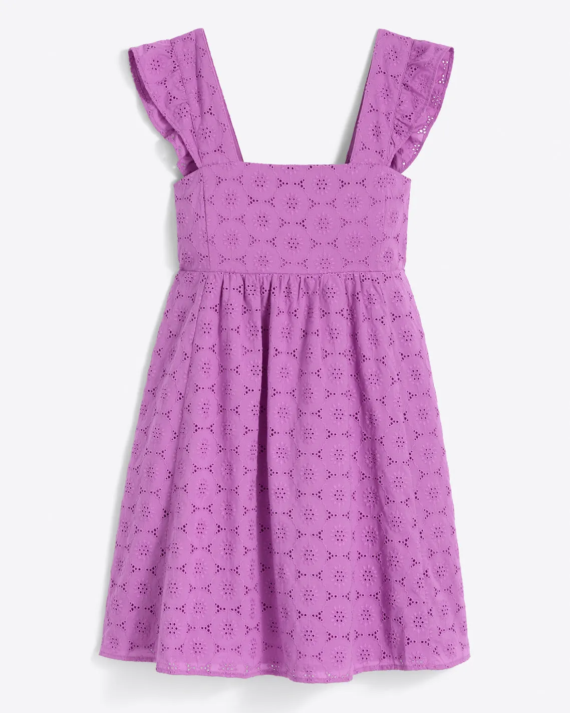 Maddie Babydoll Dress in Eyelet