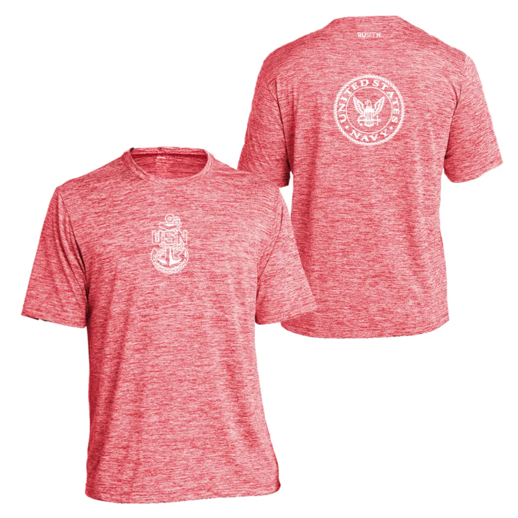 Men's Reflective Short Sleeve Shirt - US Navy (Chief)
