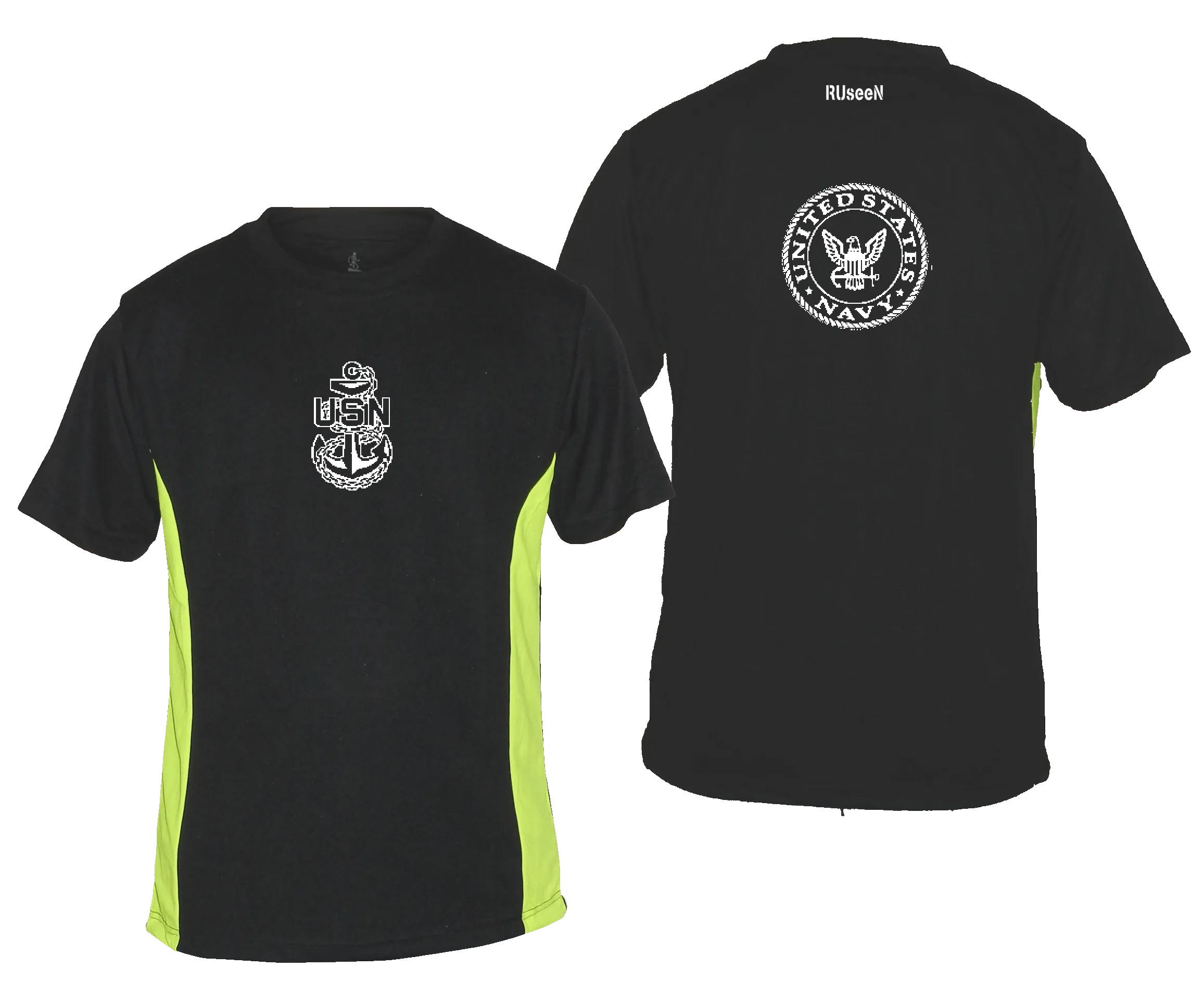 Men's Reflective Short Sleeve Shirt - US Navy (Chief)