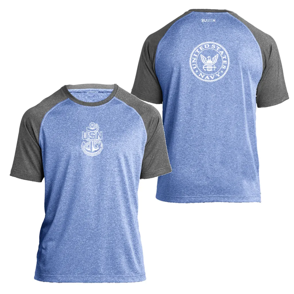 Men's Reflective Short Sleeve Shirt - US Navy (Chief)