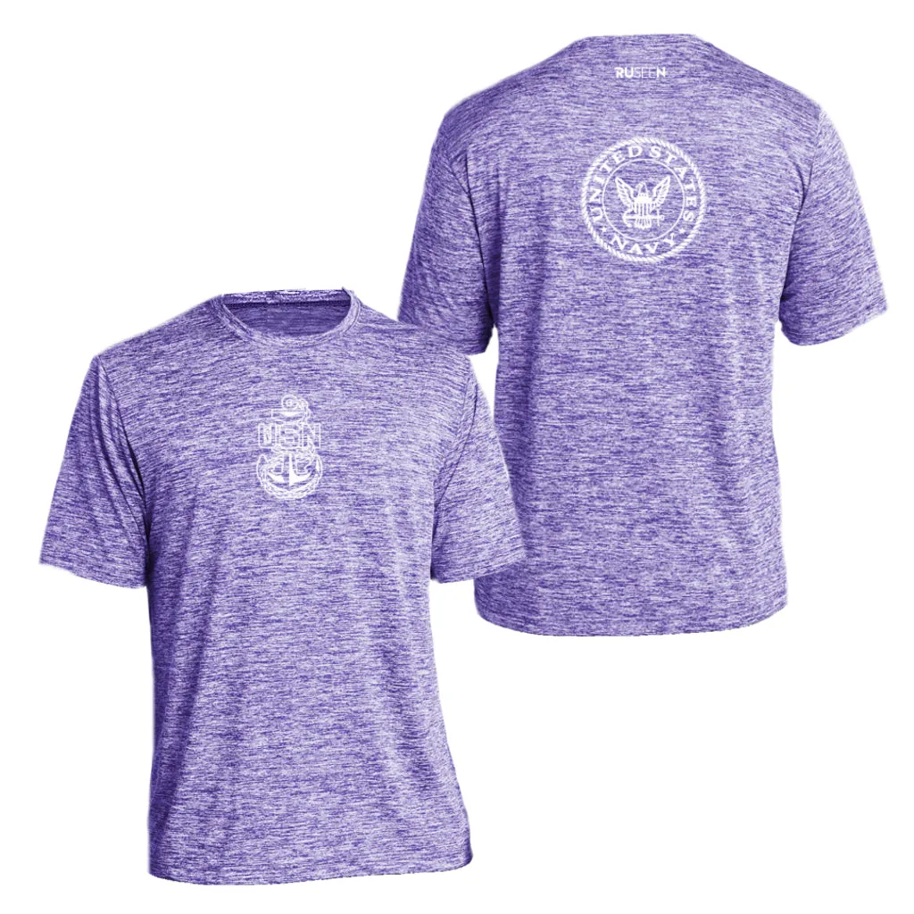 Men's Reflective Short Sleeve Shirt - US Navy (Chief)